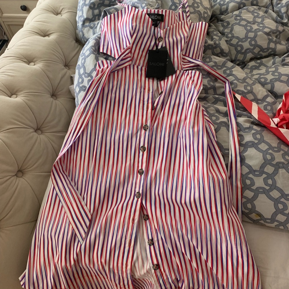 Saloni Lea cutout-b Dress